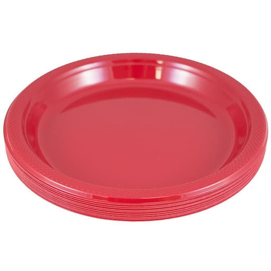 JAM Paper 10.25" Plastic Party Plates